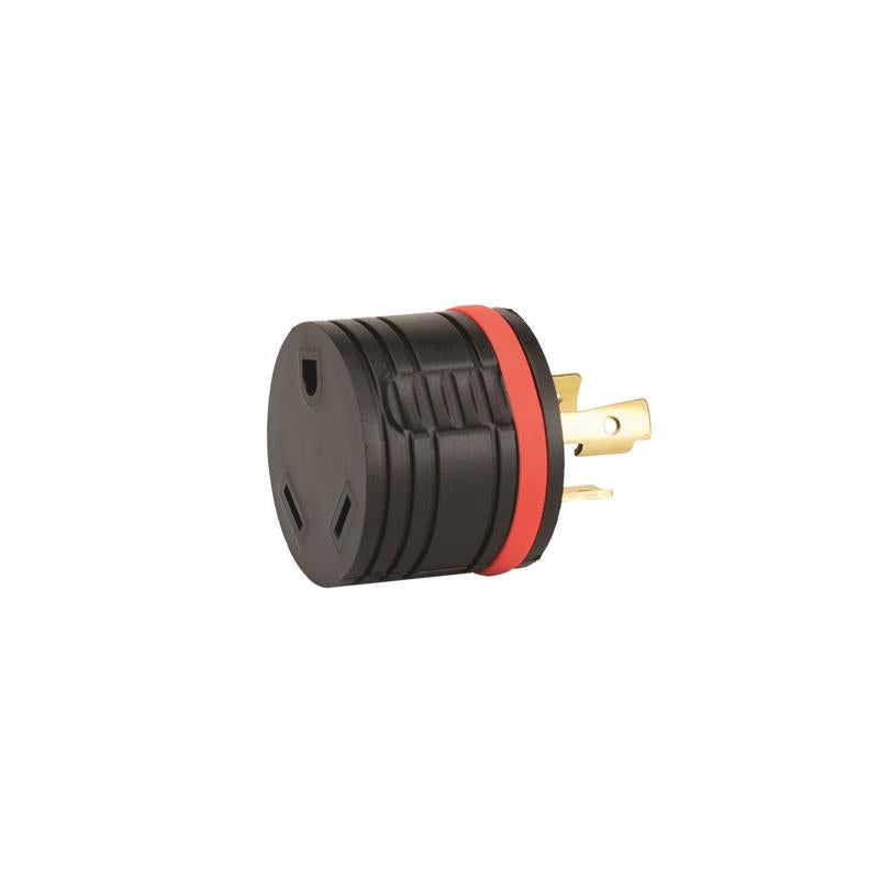 Reliance Controls Commercial and Residential Plastic Curved Blade Adapter Plug L5-30 10 AWG 3 Pole 3