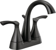 Delta SANDOVER 25748LF-BL Series Centerset Bathroom Faucet, Matte Black, 6-5/16 in Plate Size, 5-1/16 in, 1.2 gpm