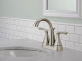 Delta SANDOVER 25748LF-SP Series Centerset Bathroom Faucet, Spotshield Brushed Nickel, 6-5/16 in Plate Size, 5-1/16 in