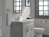 Delta SANDOVER 25748LF-SP Series Centerset Bathroom Faucet, Spotshield Brushed Nickel, 6-5/16 in Plate Size, 5-1/16 in