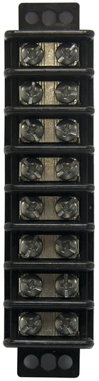 Gardner Bender GTB-408 Terminal Block, 600 V, 30 A, 8-Pole, 2-Row