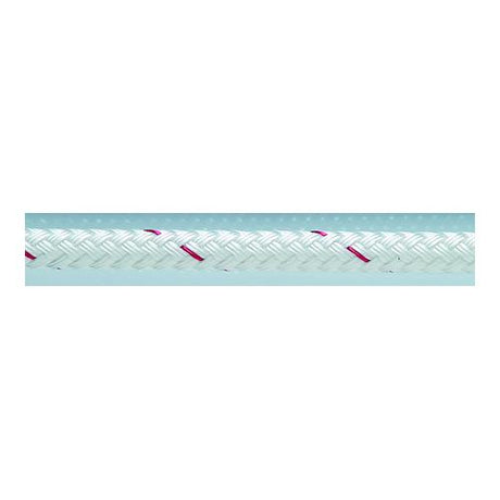 White Sta-Set Polyester Double Braid, 1/4″ x 600'