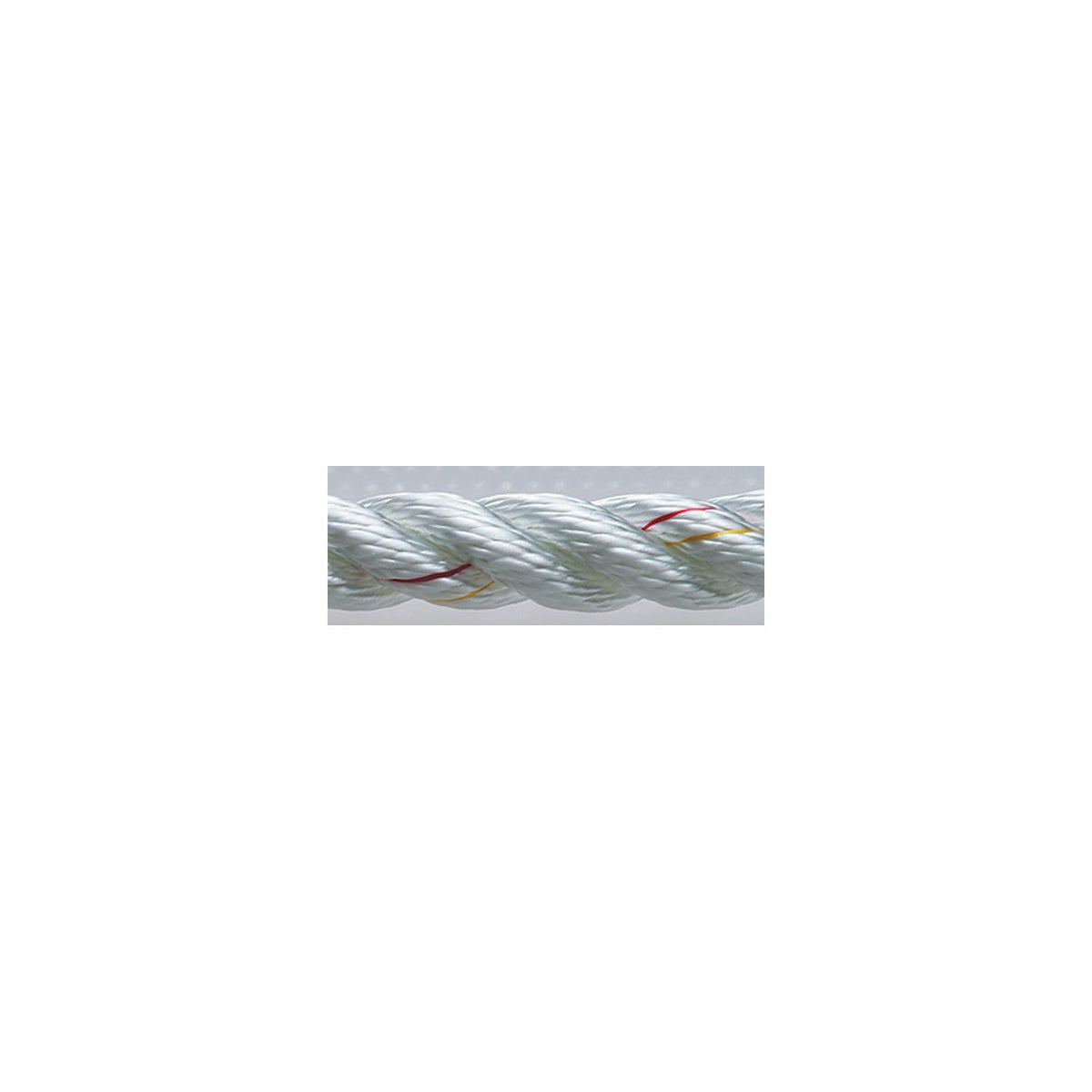 3 Strand Nylon Dockline, 3/8 x 15 White