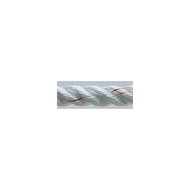 3 Strand Nylon Dockline, 3/8 x 15 White