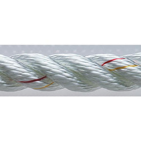 3 Strand Nylon Dockline, 3/8 x 25 White