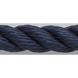 3 Strand Nylon Dockline, 1/2 x 15 Navy
