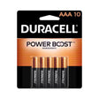 Duracell Coppertop AAA Alkaline Batteries 10 pk Carded