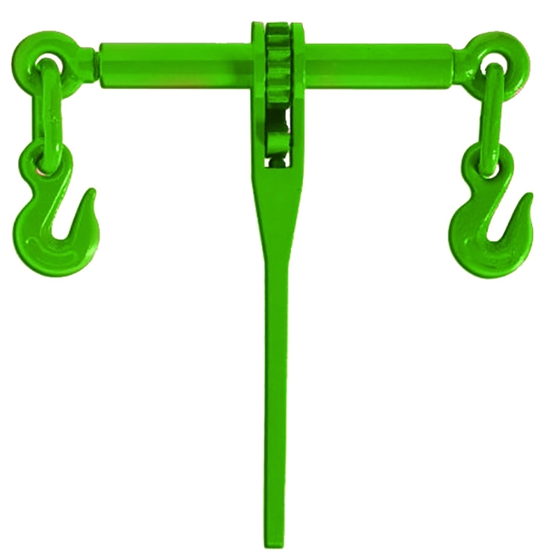 Baron RLB3812 Load Binder, 9200 lb Working Load, Double-Acting End Fitting, 3/8 to 1/2 in Chain/Rope, Ratchet Handle