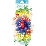 Paper Images Izzy Ob Multi-Color Primary Curly Bows, Pack of 6