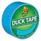 Duck 1311000 Duct Tape, Electric Blue, 8 mil Thick, 20 yd L, 1.88 in W