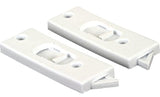 Prime-Line F 2599 Tilt Latch, Plastic, White, Includes: (1) Left Hand Latch, (1) Right Hand Latch, Fastener