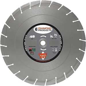 Diamond Products 50537 Blade, 14 in Dia, 1 in Arbor, Sintered Rim
