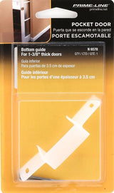 Prime-Line N 6578 Pocket Door Guide, Plastic, Bottom Mounting