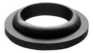 Danco 36561B Basin Mack Gasket, 2 in OD X 1-1/4 in ID X 3/8 in THK Dimensions, Rubber