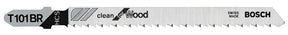 Bosch T101BR Jig Saw Blade, 4 in L, 10 TPI