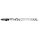 Bosch T101BR Jig Saw Blade, 4 in L, 10 TPI, 0.06 in Thick