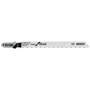 Bosch T101BR Jig Saw Blade, 4 in L, 10 TPI, 0.06 in Thick