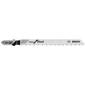 Bosch T101BR Jig Saw Blade, 4 in L, 10 TPI, 0.06 in Thick