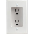 Leviton 15 amps 125 V Duplex White Outlet 5-15R 1 pk