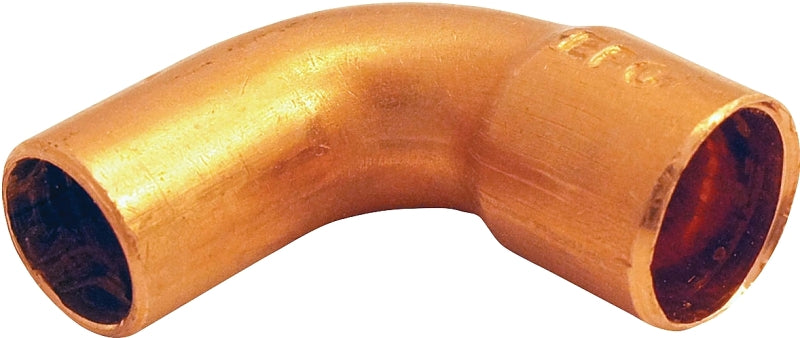 Nibco 607 Series W01570D Pipe Elbow, 1 in, Sweat x FTG, 90 deg Angle, Copper, 494 psi Pressure