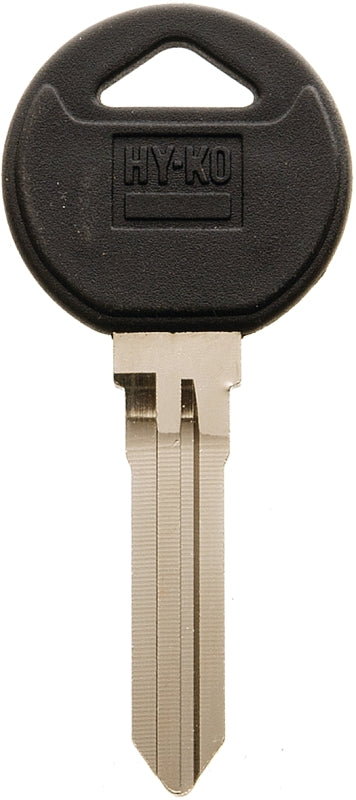 Hy-Ko 12005MZ13 Automotive Key Blank, Brass/Plastic, Nickel, For: Mazda Vehicle Locks, MZ13 Key Number, Pack of 5