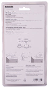 ProSource FE-S305-PS Furniture Pad, Felt Cloth, Brown, 3/8, 5/8, 1/2 and 3/4 in Dia, 5/64 in Thick, Round