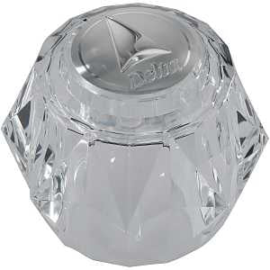 Delta RP2392 Handle Kit, Acrylic, For: Delta 1300, 1400 and 1600 Series Single Handle Lavatory and Tub/Shower Faucets