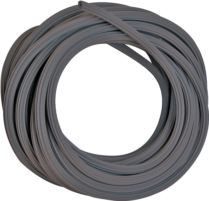 Make-2-Fit P 7519 Screen Retainer Spline, 0.14 in D, 25 ft L, Vinyl, Black, Round