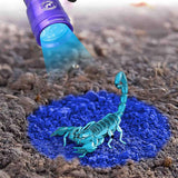 Scorpion 14 LED Black/Purple LED UV Flashlight AAA Battery