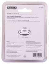 ProSource FE-50510-PS Furniture Slide Glide, Carpet/Steel, Brown, Brown, 1-3/16 x 1-3/4 in Dimensions