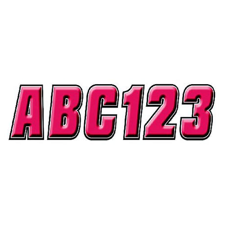 Hardline 2" Factory Matched Snowmobile Registration Kits, Red/Black