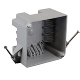 Cantex EZ Box New Work 32 cu in Square PVC Outlet Box Gray