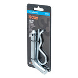 Curt 21401 Hitch Pin, 1/2 in Dia Pin, 4-1/2 in L, Zinc