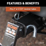 Curt 21581 Hitch Pin, 5/8 in Dia Pin, Steel, Zinc, For : 2 in or 2-1/2 in Receiver Tubes