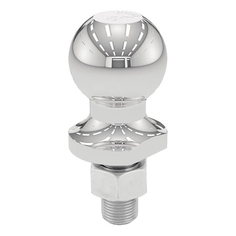 Curt 40096 Hitch Ball, 1-7/8 in Dia Ball, 5/8 in Dia Shank, 2000 lb Gross Towing, Carbon Steel