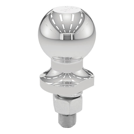 Curt 40098 Hitch Ball, 2 in Dia Ball, 5/8 in Dia Shank, 2000 lb Gross Towing, Carbon Steel