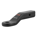 Curt 45340 Ball Mount, 8-1/2 in L, 2 in Drop, 1 in Rise, Class 5 Hitch, Steel, Carbide