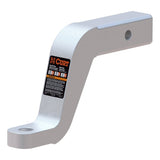 Curt 45362 Ball Mount, 8-1/2 in L, 6 in Drop, 5 in Rise, Class 3 Hitch, 1 in Dia Hitch Ball, Aluminum