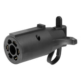 Curt 57245 Electrical Adapter with Tester, Plastic Housing Material, Black