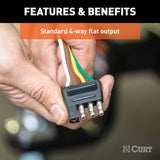 Curt 58031 Connector Plug with 12 in Wire
