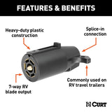 Curt 58141 Connector Plug