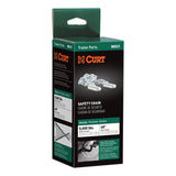 Curt 80031 Safety Chain, 48 in L, 30 Grade, 5000 lb Working Load, Steel, Zinc