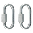 Curt 82903 Quick Link, 5/16 in Trade, 1760 lb Working Load, Steel, Clear Zinc