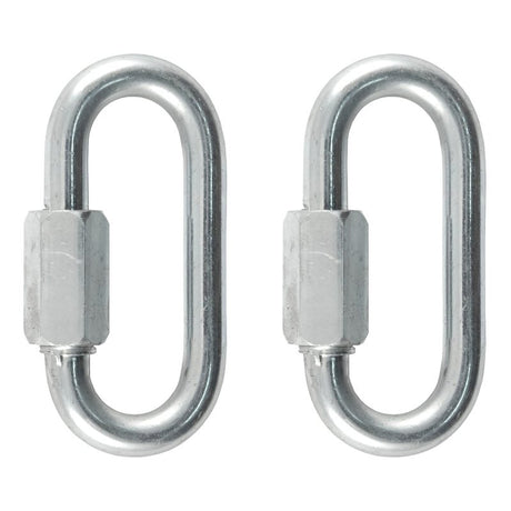 Curt 82903 Quick Link, 5/16 in Trade, 1760 lb Working Load, Steel, Clear Zinc