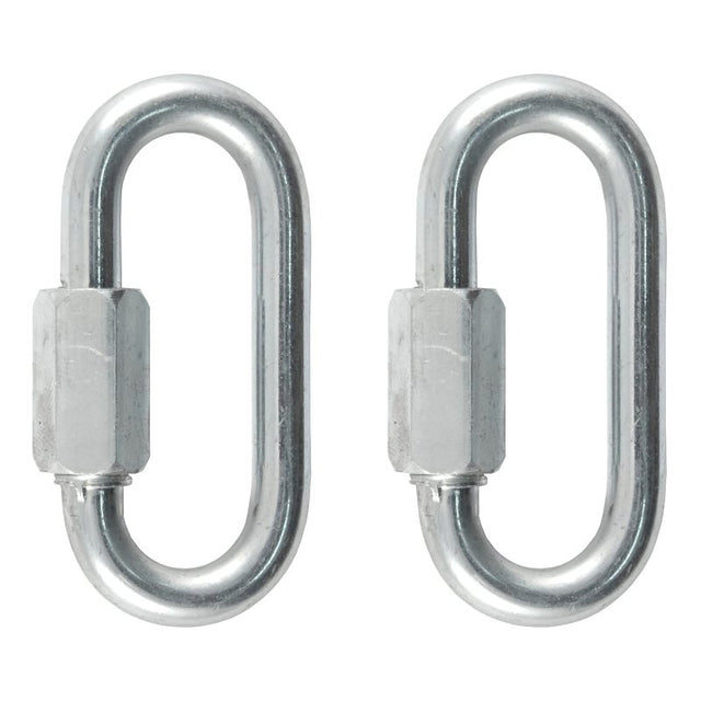 Curt 82903 Quick Link, 5/16 in Trade, 1760 lb Working Load, Steel, Clear Zinc