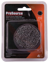 ProSource FE-50511-PS Furniture Slide Glide, Carpet/Steel, Brown, Brown, 2-1/4 x 2-1/4 in Dimensions