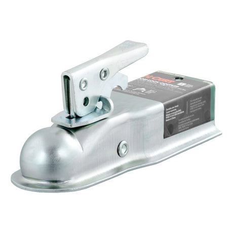 Curt 25105 Trailer Coupler, 2000 lb, 1-7/8 in Ball, Zinc