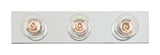Westinghouse Silver 3 lights Incandescent Bathroom Bar Fixture Wall Mount