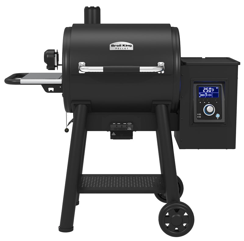 Broil King Regal Pellet 400 Series 495051 Pellet Grill, 500 sq-in Primary Cooking Surface, Smoker Included: Yes, Black