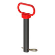Curt 45803 Clevis Pin with Handle and Clip, 1 in Dia Pin, 2, 2-1/2 in OAL, Steel, Powder-Coated